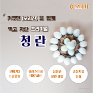 커큐민(오리진) 먹인 오메가 청란