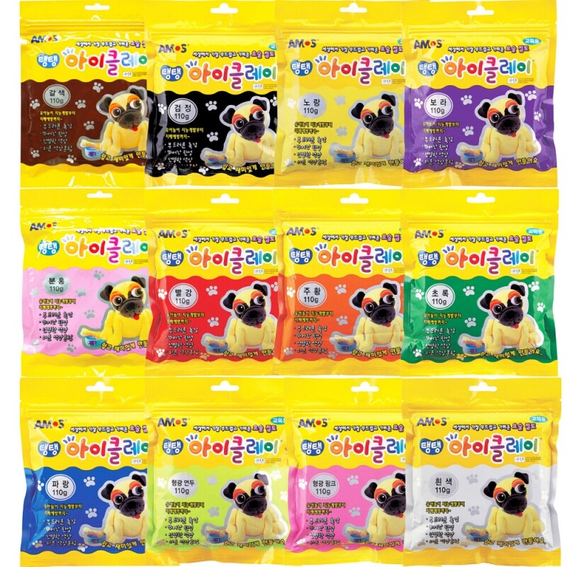 마켓Q,아모스 아이클레이 (110g) 1개입 탱탱 칼라 클레이 부드러운 점토 찰흙,,,아모스 아이클레이 (110g) 1개입 탱탱 칼라 클레이 부드러운 점토 찰흙,가구/취미/펫 > 문구/사무용품