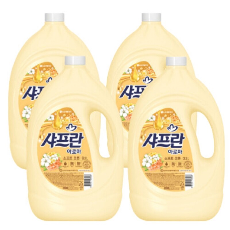 마켓Q,샤프란 아로마 섬유유연제 용기 3.1L x  4개,기분좋은향기 샤프란 아로마,,32322,섬유유연제향수,섬유유연제추천,섬유유연제,섬유유연제대용량,고농축섬유유연제,섬유유연제사용법,섬유유연제리필,섬유유연제유통기한,꽃담초섬유유연제,샤프란,생활/건강 > 세탁용품